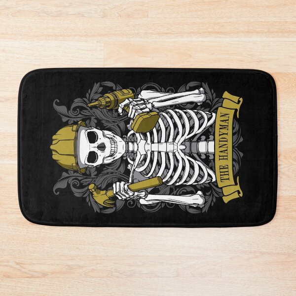 Item preview, Handyman Skeleton Vintage Tarot Card DIY Craftsman Mechanic designed and sold by GrandeDuc.