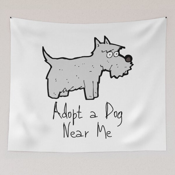 Item preview, Adopt a Dog Near Me Free designed and sold by BWAYZ.