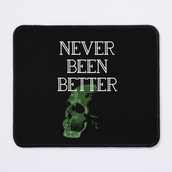 Item preview, Never Been Better Skull designed and sold by wildjellybeans.