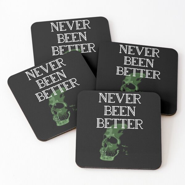 Item preview, Never Been Better Skull designed and sold by wildjellybeans.