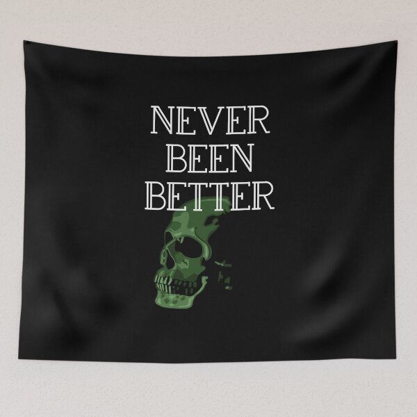 Item preview, Never Been Better Skull designed and sold by wildjellybeans.