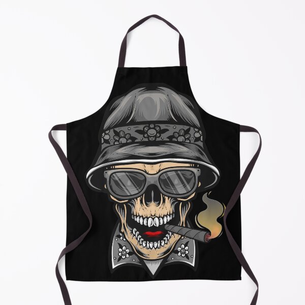 Item preview, laughing skull wearing bucket hats and smoking schrot vector designed and sold by Williams Anderson.