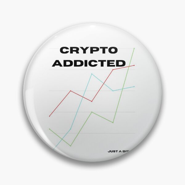 Item preview, T-shirt mug sticker and more for crypto addicted designed and sold by CarmenConsi.
