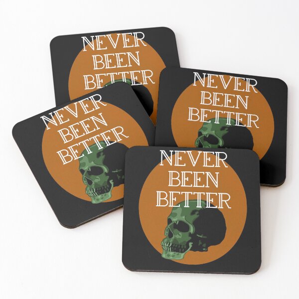 Item preview, Copy of Never Been Better Skull Orange designed and sold by wildjellybeans.