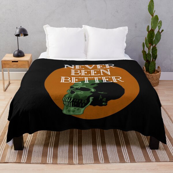 Item preview, Copy of Never Been Better Skull Orange designed and sold by wildjellybeans.