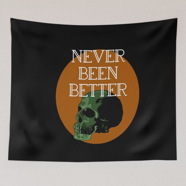 Item preview, Copy of Never Been Better Skull Orange designed and sold by wildjellybeans.