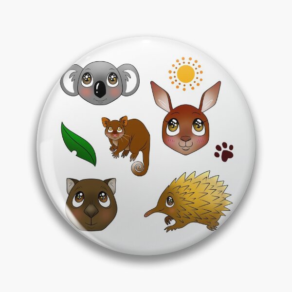 Item preview, Sparkly Eyed Australian Animals designed and sold by FizzyVee.