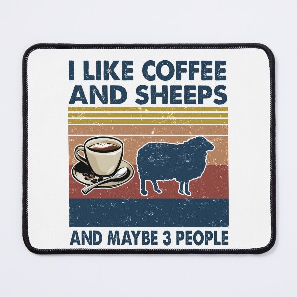 Item preview, I like coffee and Sheeps and maybe 3 people designed and sold by luytkaka.