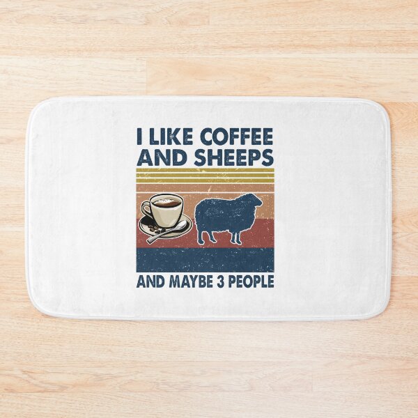 Item preview, I like coffee and Sheeps and maybe 3 people designed and sold by luytkaka.