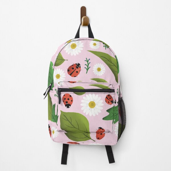 Item preview, Garden Ladybug Pattern Art (pink) designed and sold by jvcoart.