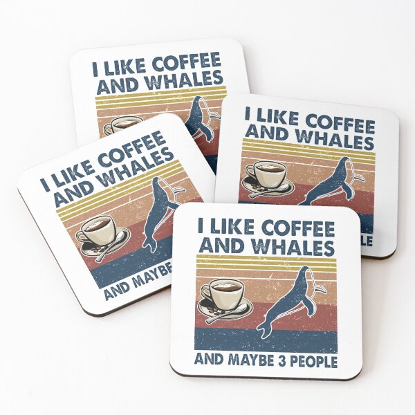 Item preview, I like coffee and Whales and maybe 3 people designed and sold by luytkaka.