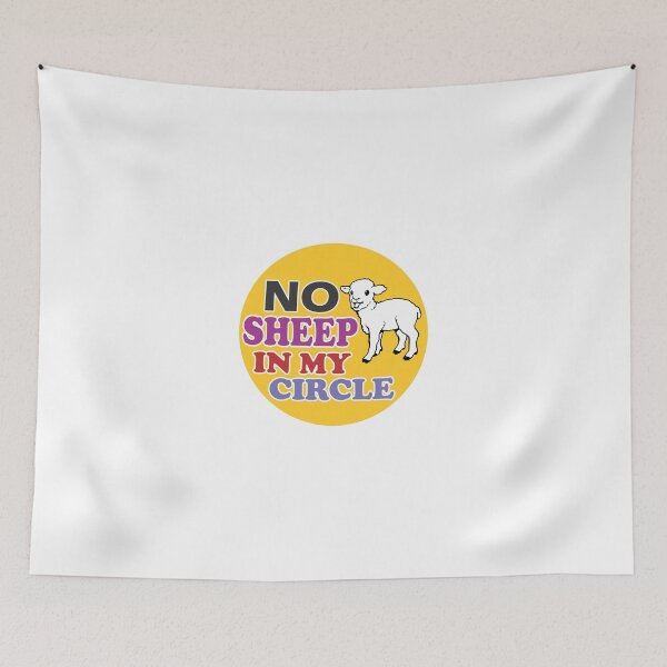 Item preview, No sheep in my circle, T shirt and hoodies, stickers designed and sold by grafixmaster.