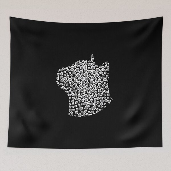 Item preview, Charcoal Snow Leopard designed and sold by katecrashed.