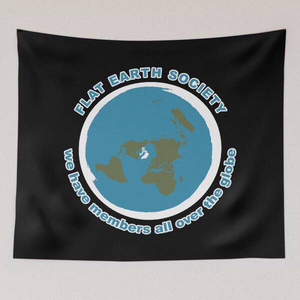 Item preview, Flat Earth Society designed and sold by Texterns.