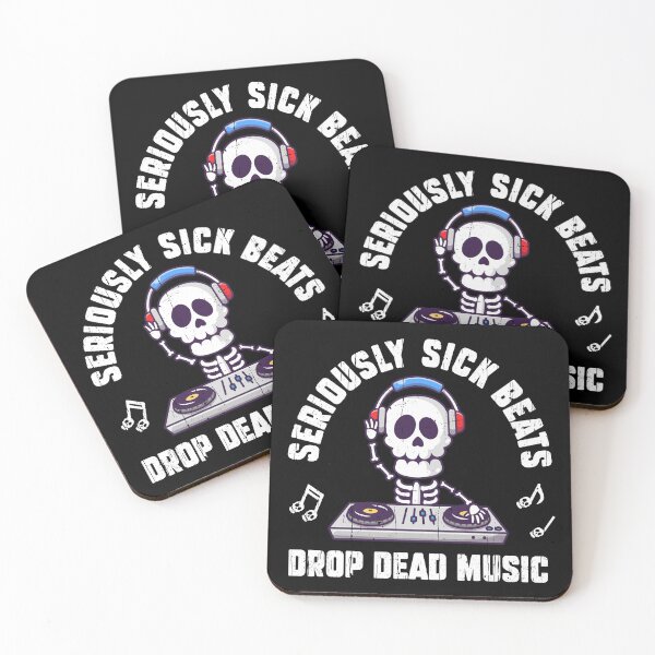 Item preview, Skeleton DJ: Seriously Sick Beats  designed and sold by Happy Puppy Print On Demand.