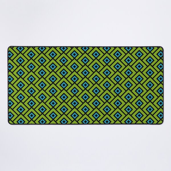 Item preview, Geometric Pattern: Layered Diamonds: Green/Blue designed and sold by Red Wolf.