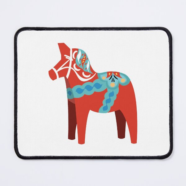 Item preview, Red Dala Horse designed and sold by Cintia Tamanaha.