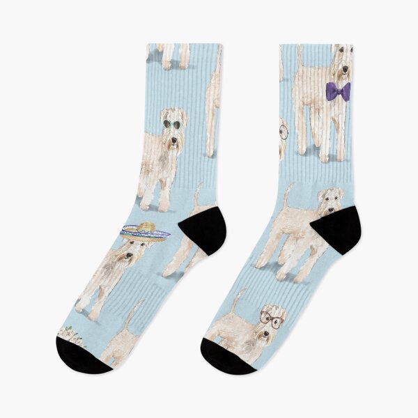 Item preview, Perro Terrier de trigo vintage con ropa designed and sold by beastieboutique.