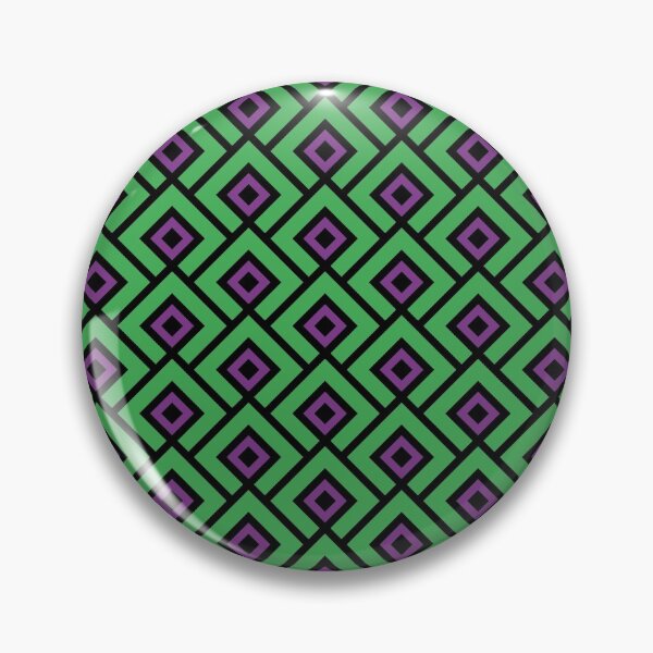 Item preview, Geometric Pattern: Layered Diamonds: Green/Purple designed and sold by Red Wolf.