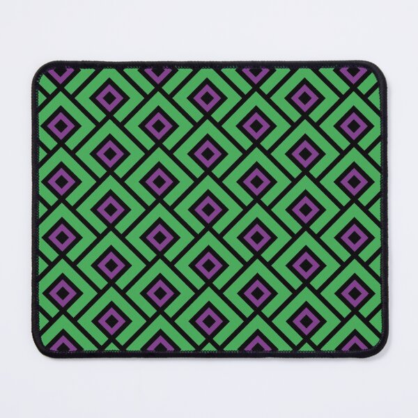 Item preview, Geometric Pattern: Layered Diamonds: Green/Purple designed and sold by Red Wolf.