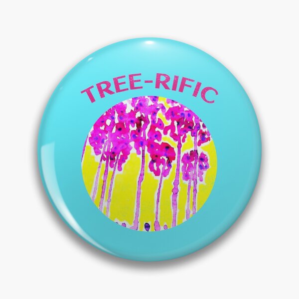 Item preview, "Tree-rific" - funny design about trees by CoolCleverCute (Yellow, Purple) designed and sold by CoolCleverCute.