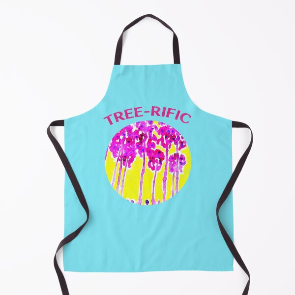 Item preview, "Tree-rific" - funny design about trees by CoolCleverCute (Yellow, Purple) designed and sold by CoolCleverCute.