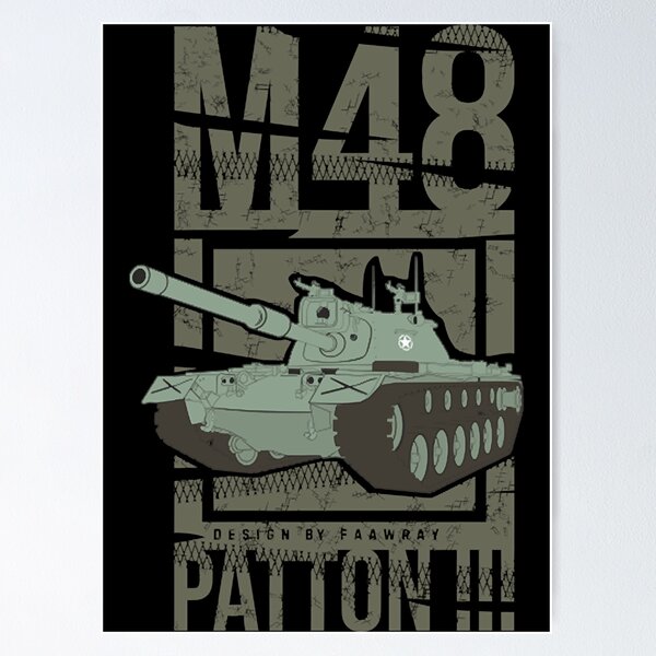 Item preview, US Tank M48 Patton III  designed and sold by Helennancy100.