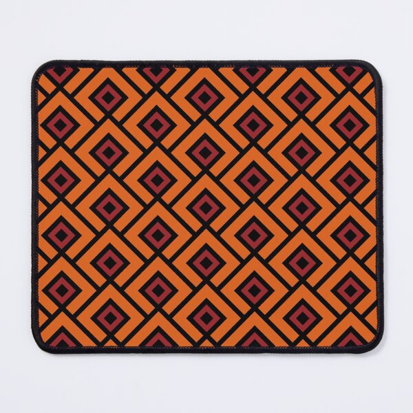 Item preview, Geometric Pattern: Layered Diamonds: Orange/Red designed and sold by Red Wolf.