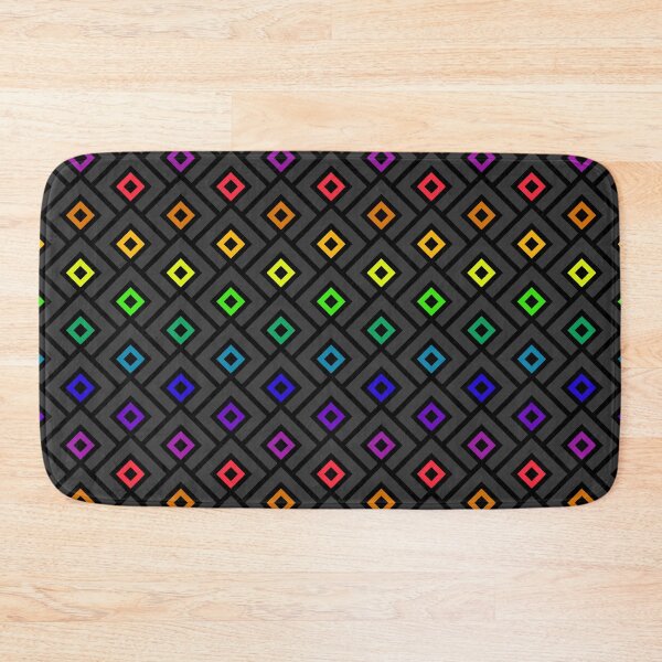 Artikelvorschau, Geometrisches Muster: Layered Diamanten: Rainbow Dark entworfen und verkauft von Red Wolf.