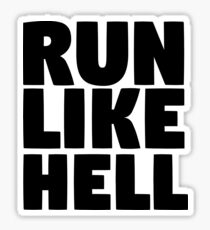 pink floyd run like hell lyrics cool rocker hippie t shirts Sticker