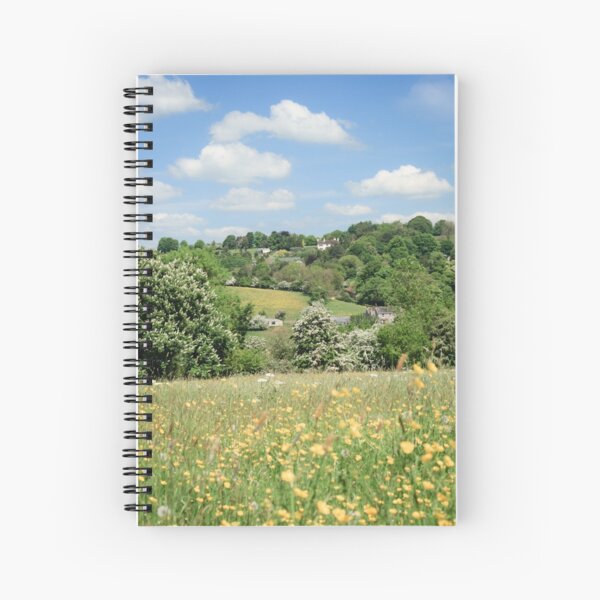 Ancient Hay Meadow Spiral Notebook