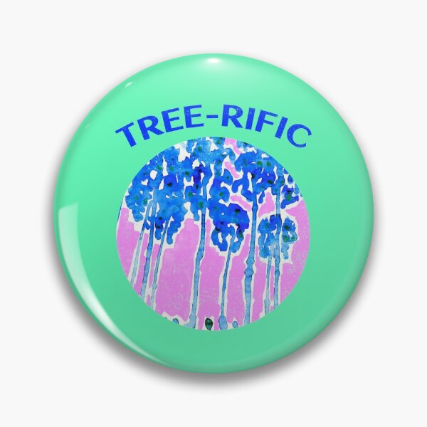 Item preview, "Tree-rific" - funny design about trees by CoolCleverCute (Pink, Blue) designed and sold by CoolCleverCute.