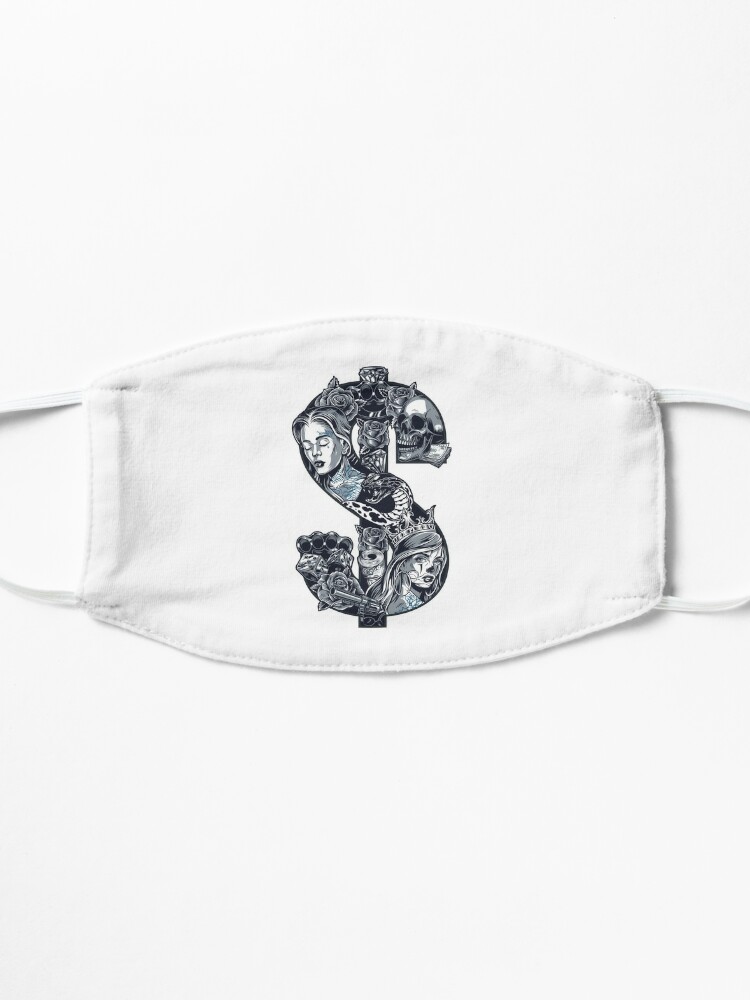 Dollar Sign Temporary Tattoo