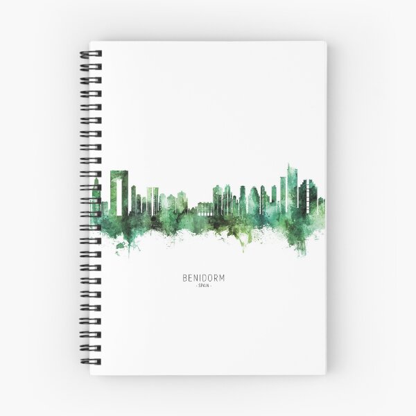 Item preview, Benidorm Spain Skyline designed and sold by ArtPrints.