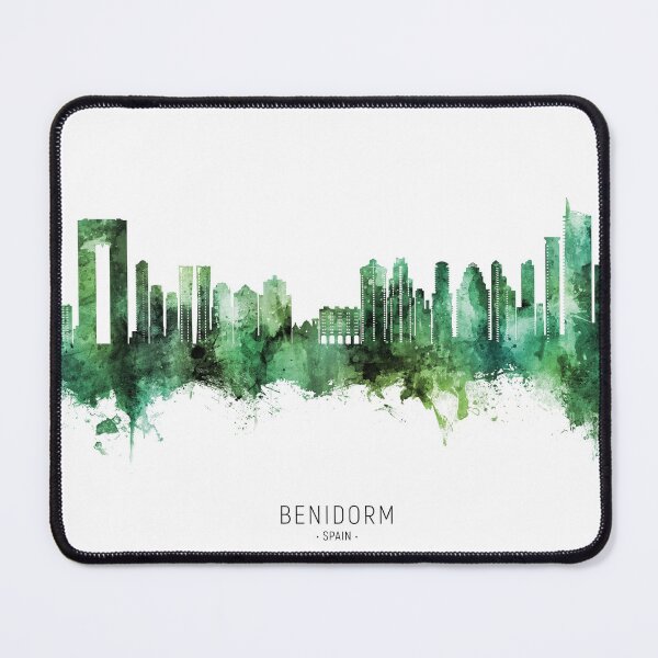 Item preview, Benidorm Spain Skyline designed and sold by ArtPrints.