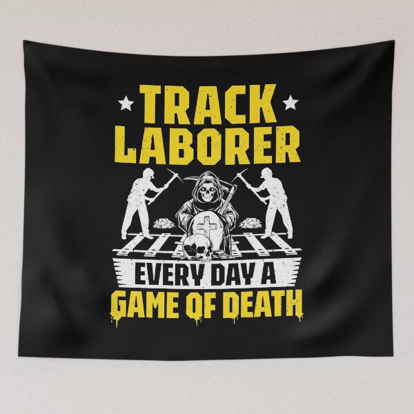 Item preview, Track Laborer Track Layer Railroad Construction designed and sold by Krautshirts.