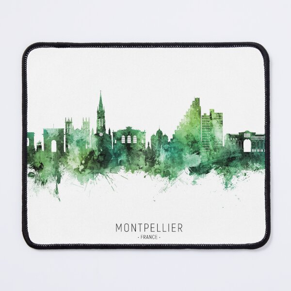 Item preview, Montpellier France Skyline designed and sold by ArtPrints.