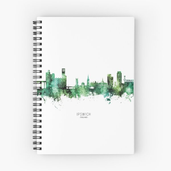 Item preview, Ipswich England Skyline designed and sold by ArtPrints.