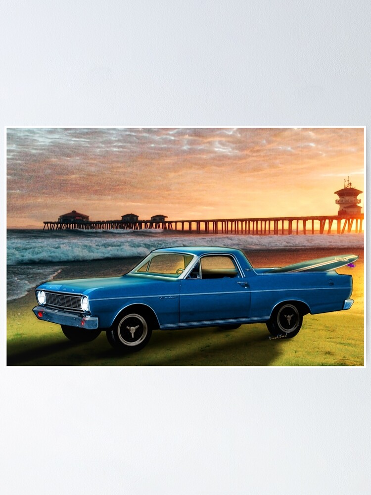 1966 ford ranchero at the pier poster by chassinklier redbubble 1966 ford ranchero at the pier poster by chassinklier redbubble