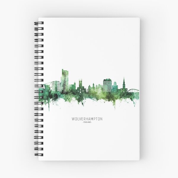 Item preview, Wolverhampton England Skyline designed and sold by ArtPrints.