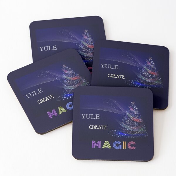 Item preview, Yule Create Magic Festive Funny Design designed and sold by TheWorldofYvonneMarrs.