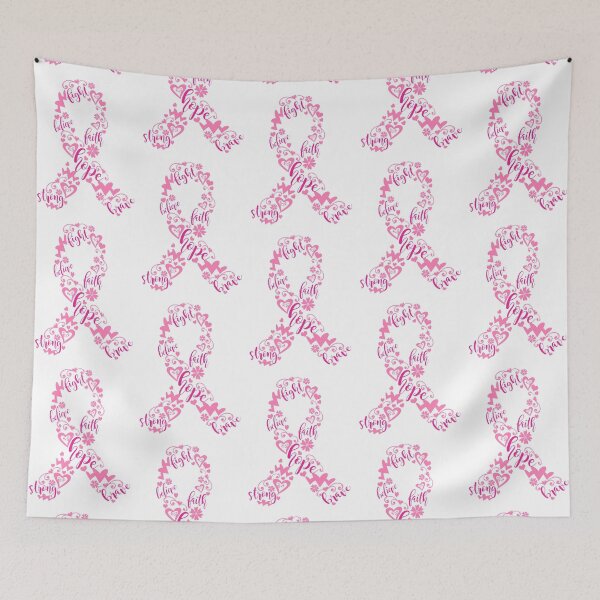 Item preview, Breast Cancer Awareness Wreath Sign designed and sold by tuyetnhung98.
