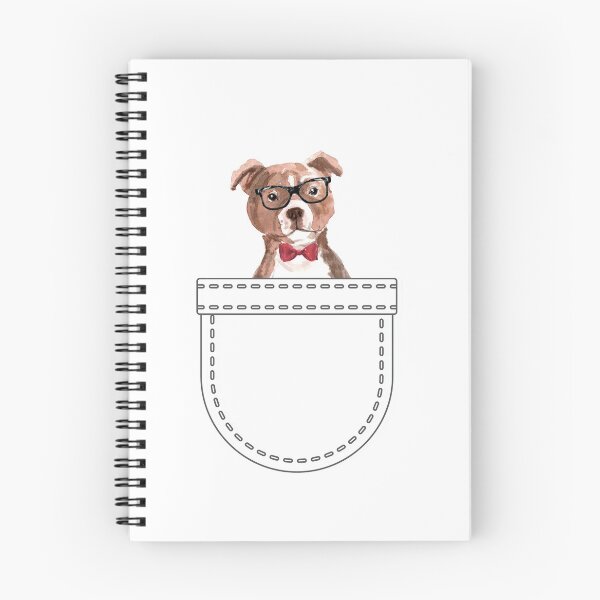 Item preview, Staffordshire Bull Terrier Dog in Pocket designed and sold by beastieboutique.