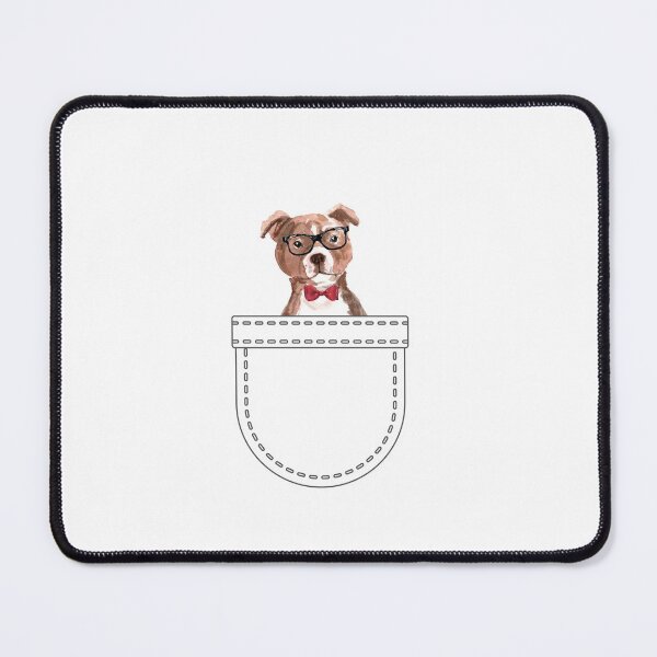 Item preview, Staffordshire Bull Terrier Dog in Pocket designed and sold by beastieboutique.
