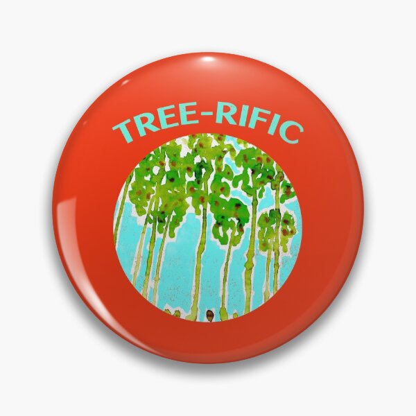 Item preview, "Tree-rific" - funny design about trees by CoolCleverCute (Green, Blue) designed and sold by CoolCleverCute.