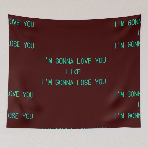 Item preview, I'm gonna love you like gonna lose you theme designed and sold by Breathingmusic.