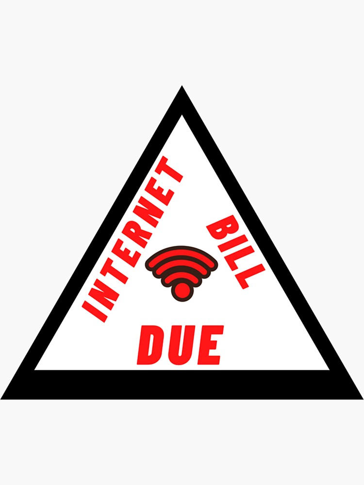 Bill Due Bill Reminder Label " Sticker for Sale by