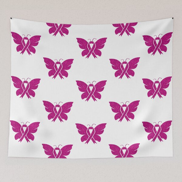Item preview, Butterfly glitter breast cancer designed and sold by tuyetnhung98.