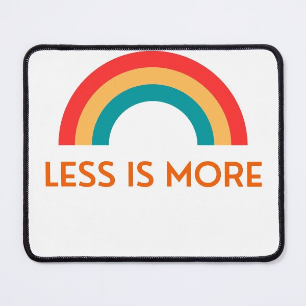 Item preview, less is more designed and sold by DareRabbit.