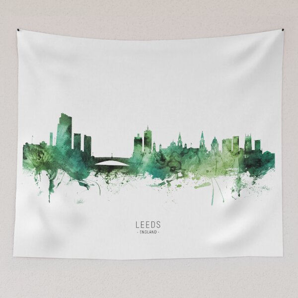 Item preview, Leeds England Skyline designed and sold by ArtPrints.
